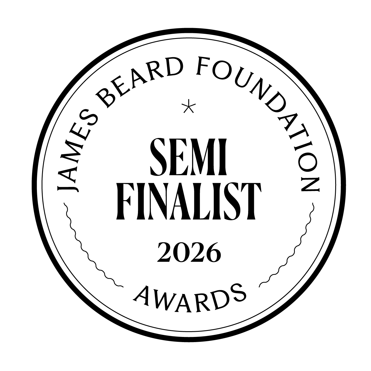 James Beard Award Semi Finalist 2026